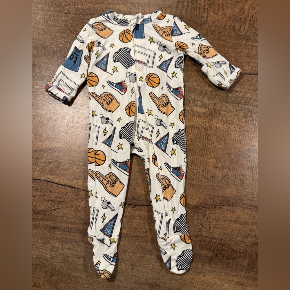 Larkspur bamboo footie sleeper